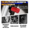 4PCS Bullet Shaped Tire Valve Stem Caps, Dustproof, Corrosion Resistant