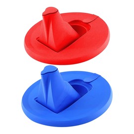 Namvo 2 Pieces Paint Can Pourer with Air Hole Diameter Collapsible Paint Can Pourer Dustproof and Leakproof Paint Can Lid with Pouring Spout for Paint Pouring Tool