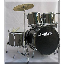 RINGO STARR Miniature Drumset LUDWIG BEATLES for DECORATION ONLY+1