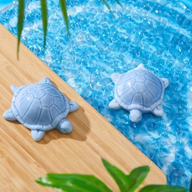 Colingmill 2 Pcs Decorative Toilet Bolt Covers Ceramic Sea Turtle Toilet Bolt Caps Cute Sea Turtle Bathroom Decor Fun Themed Gadgets Easy Installation Replacement Parts