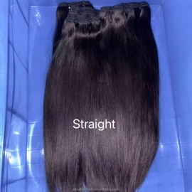 Raw Unprocessed 100% Human Hair Vietnamese Hair Bundle Factory Wholesale Straight Weft Haircolor: 1pcs Natural wave hair, Stretched Length: 20 Inches