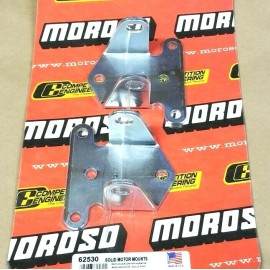Moroso Solid Motor Mounts Steel Small Block Chevy SBC Short & Wide Corvette Nova