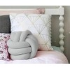 Velvet Knot Ball Cushion Handmade Knot Ball Pillow Creative Velvet