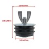 KUMGROT 2 in Sewer Cleaning Cap for Pipe Plug