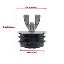 KUMGROT 2 in Sewer Cleaning Cap for Pipe Plug