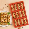 Wilewir 3Pcs Silicone Granola Bar Mold, 12-Cavity Rectangle Silicone Chocolate