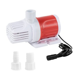 Tencen Submersible Pump, Small Drainage Pump, Circulation Pump, 12 V, High Lift, 5.4 ft (5 m), Flow Rate: 1100 L/H, Amphibious, Silent, Electric Watering, Aquarium Supply and Discharge, Pond Pump, Bath Pump, Shower Pump, Japanese Instruction Manual (Engl