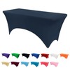 Newthinking 6FT Stretch Tablecloth for Craft, Spandex Stretch Table Cloth,