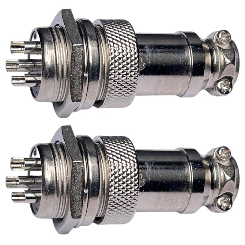 Cess Aviación Plug 3-Pins 16 mm Panel GX16 – 3