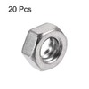 sourcingmap 3/16 inch-24 Hex Nut Stainless Steel Fastener 20pcs for