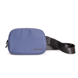 Vooray Quinn Belt Bag – Lightweight Quilted Crossbody Bag, Small Fanny Pack, Slate, Quinn Belt Bag