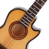 Minature Guitar Model Wooden Mini Musical Instrument Guitar Replica with