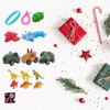 Dinosaur Calendar Plastic Green Safe Christmas Dinosaur Calendar for Toy