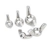 M6 Wing Nuts, 304 Stainless Steel Butterfly Wing Nut, Heavy