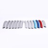 14pcs/set ABS Matte Front Grill Sequins Frame Cover Trim For