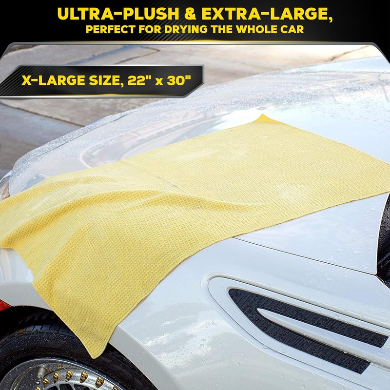 Meguiar's X2000 Toalla de Secado de Microfibra con imn de