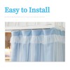 SIQITECHUK Bunk Bed Bottom Curtains Mid-Sleeper Tent Canopy Blackout Bed
