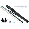AB Earth Ergonomic Design 13mm Tip 58" Maple Pool Cue