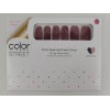 Color Street BLACK CHERRY BONBON Nail Polish Strips Dark Red