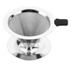 SOULONG Stainless Steel Coffee Dripper Pour Over Coffee Filter Cup