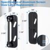 Enhon 3 Pack Screen Door Spring Strike Plate, Spring Loaded