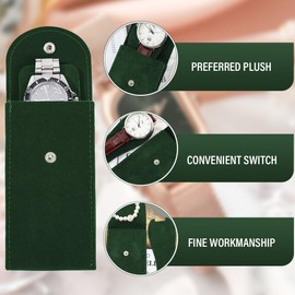 Watch Storage Bag, Fleece Watch Bag, Pocket Watch Storage Bag, Travel Watch Box, Portable, Watch Case, Single Wristwatches