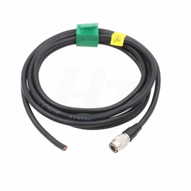 HangTon Hirose 6 Pin Male HR10A-7P-6P to Open End Flying Cable for Nikon Topcon Trimble Sokkia Pentax Surveying Instrument (Straight 6 Pin 10m)