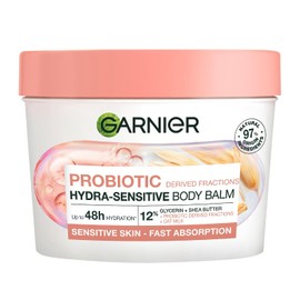 Garnier Body Balm, Probiotic Hydra-Sensitive Body Balm, For Sensitive Skin, Deep 48H Hydration for Sensitive Skin with Shea Butter Vegan Formula & Cruelty Free, 380ml