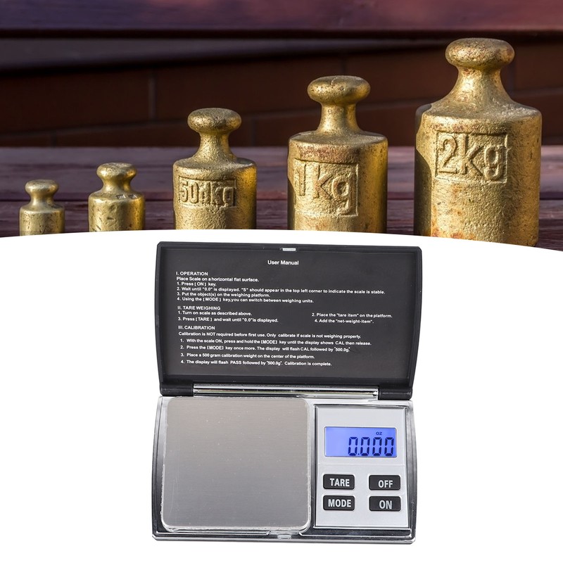 Mini Jewelry Scale High Accuracy Lightweight Portable Smart Electronic Digital