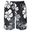 mareno Modern Boys Swimming Shorts with Floral Pattern in Blue,