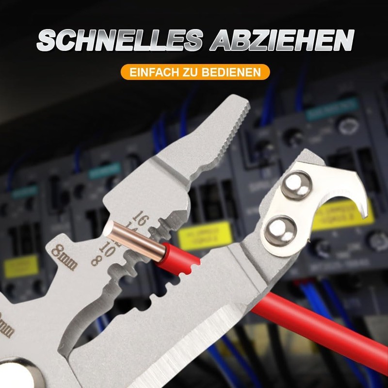 18 in 1 Foldable Wire Stripper, 2025 New Multifunctional Wire