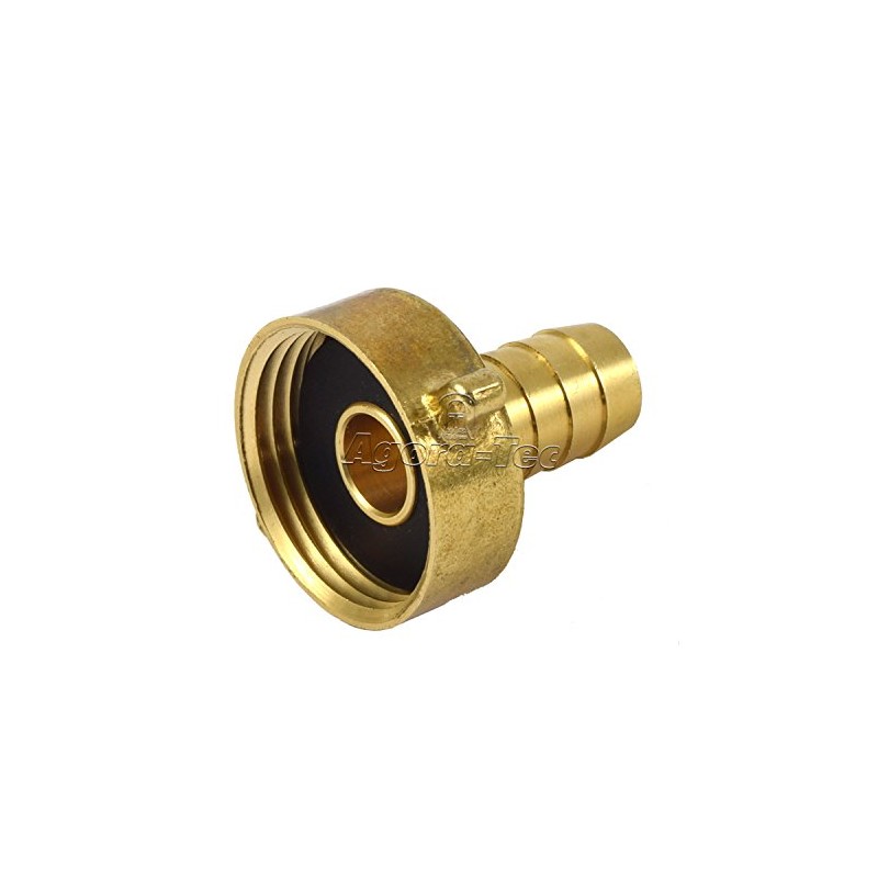 Agora-Tec Brass Hose Nozzle Hose Fitting 1 Inch Female to
