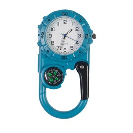 ZOVEDAIUG Clip on Digital Carabiner Watch Backpack Fob Belt Waterproof and Shockproof Pocket Clip-on Quartz Watch Glow in The Dark for Outdoor Sports(Style-1)