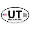 US Decal, Inc. Mexican Hat, Utah Oval Sticker