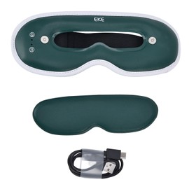Eye Massager with Heat Smart Eye Massage 3 Gears Heating Eye Patch for Home Travel Relaxing Green