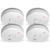 ELRO ELRO FS1801 Rauchmelder-Entspricht der Europ?ischen Norm EN14604-4 Stk, 4