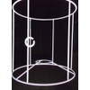 - Lampshade Frame, Round, for E14 &E27, White, Diameter 20