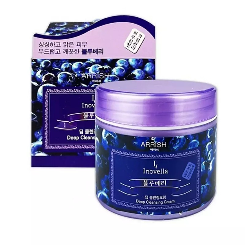 Innobella 클렌징크림 이노벨라 에리쉬 메이크업 블루베리 딥 클렌징 크림 300ml