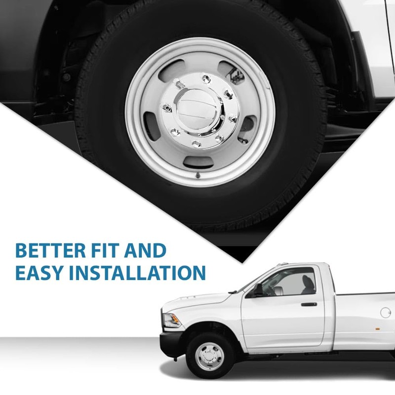 G-PLUS Pair Front Alcoa Alloy Wheel Center Hub Caps 1-TON