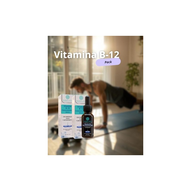 Vitamina B12 Sublingual Energía y Vitalidad 2 Pack - 2