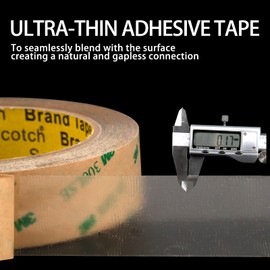 HUTIXI 300LSE Double Sided Tape, 1in×45ft Clear Adhesive Mounting Tape Heavy Duty, Removable Picure Hanging Strips, Transparent Scrapbook Stickers, Thin Sticky Tape for Craft, Poster, LED Strips