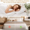 Oupuven Pack of 4 Bed Sheet Straps for Mattresses from