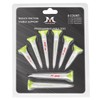 MAZEL Plastic Golf Tee, Increased Distance, Durable, Break-Resistant, Long Tee/Short