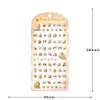 Crux CRUX Urutsuru Petit Sticker Orange Puffy 3D Nail Parts
