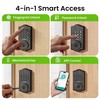 GHome Smart KD30B Deadbolt Lock with Keypad Fingerprint Keyless Entry