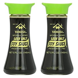 Yamasa - Less Salt Soy Sauce 5 Fl. Oz. (Pack of 2)