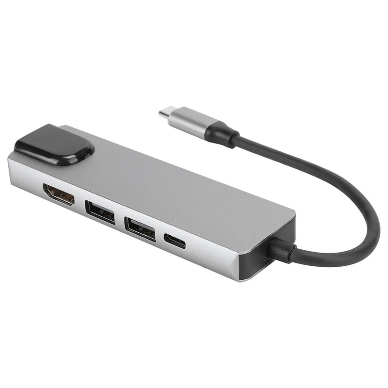 5 in 1 TypeC Hub to Hdmi Adapter 4K TypeC