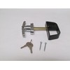 Shed Windows and More T-handle Lock Set 6-1/2" Chrome Shed
