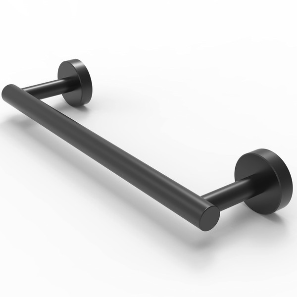 RARXTR 12 Inches Matte Black Towel Bar for Bathroom Kitchen