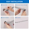 ROTHLEY Hanging Pot Rack Hanger: 39.4 Inch Stainless Steel Pot